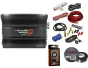 Cerwin Vega CVP1600.4D 1600 Watts 4-Channel Class-D Amplifier + Amp Kit + Mobile