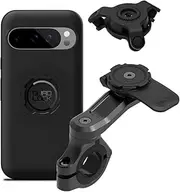 Quad Lock Handlebar Motorcycle Phone Mount PRO Kit with Vibration Dampener and Pixel 9/9 Pro MAG Phone Case