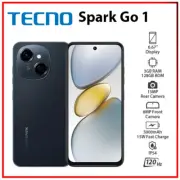(New&Unlocked) TECNO Spark Go 1 3GB+128GB BLACK Dual SIM Android Cell Phone