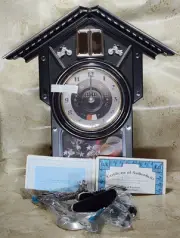 Bradford Exchange Time of Freedom Cuckoo Clock, Harley Davidson #B7373 - New