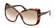 Tom Ford FT0943 JASMIN 53F Men's Sunglasses Tortoiseshell Size 63