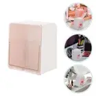Cosmetic Storage Box Make-up Pad Container Cotton Pads Holder Case