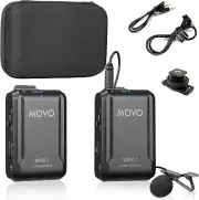 Movo Wmx-1 2.4Ghz Wireless Lavalier Microphone System for DSLR Cameras