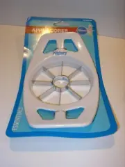 stainless steel white plastic pillsbury Apple Pear Slicer Corer wedge kitchen