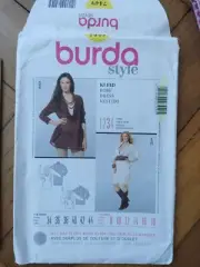 Burda 7449 cowl neck dress or tunic sewing pattern sizes 8-18 uncut