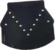 Mud Flap Motorcycle Fender Mudguard Cover Front/Rear Mud Flap Fringed Fit for Indian Old School Chieftain Fit for Sportster XL883 Motorbike Fenders