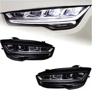 Car Accessories Head Lamp Compatible Compatible For と互換性がある Audi A7 Headlights Assembly 2011-2017 RS7 LED Headlight DRL Dynamic Singal High Low Beam(2011-2014)