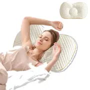 Neck Support Pillow Three-dimensional Cervical Bed Pillow for Side Back Sleepers