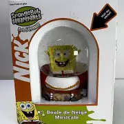 Spongebob Squarepants Musical Snowglobe Enesco Nickelodeon NOS 2003 Plays Theme