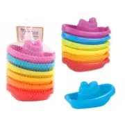 Baby Bath Toys Colorful Stacking Cups Early Educational Montessori Children Toys