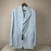 Versace Mens Blazer US 44, IT 54 Linen Silk Cotton Authentic! NWT
