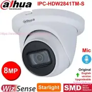 Dahua IPC-HDW2841TM-S 8MP Starlight Built-in Mic PoE IP Camera WizSense WDR SMD+