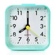 Analog Alarm Clock with Snooze and Light for Bedrooms Bathroom Shelf Desk