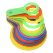 1 set of Plastic Fruits Diameter Measuring Lap Fruits Measuring Ring Tool for