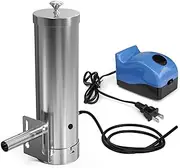 Cold Smoke Generator with Lid & Air Pump, Portable Electric BBQ Smoker, Wood Pellets Outdoor Smoker, Grill Accessory Barbecue Tools for Meat Vegetable, Hot & Cold Smoking, Stainless Steel