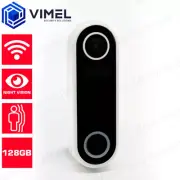 Wireless Smart Door Bell Ring WIFI Security Camera 128GB Long Battery PIR Sensor