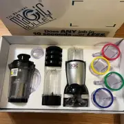Magic Bullet NEW! Homeland Housewares Complete 21 Piece Set w/ Blender w/ Recipe
