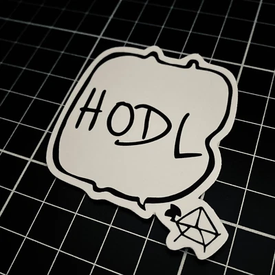 HODL Sticker | HODLories | Australian designed crypto stickers