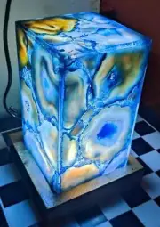 Decorative Agate Stone Lamp Table Lamp Bedroom Night Lamp For Home Decor