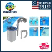 Adjustable Wall Mount Pool Skimmer for Metal and Inflatable Frame Pools