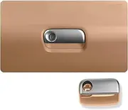 Compatible for Porsche Macan Panamera 911 718 Cayman Boxster LHD Car Front Passenger Side Dashboard Lock Glove Box Storage Box Handle(3pc)