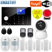 W7B Wireless Wired Alarm System for Smart Home Burglar Security 433Mhz Wifi GSM