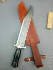 Iron Mistress Réplica Bowie Knife 15.50" Damascus Steel Handmade Bowie Knife