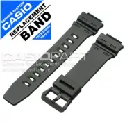 GENUINE CASIO Black Rubber Watch Band Strap f/ W-737 W-737H W737H-1A2V W737H-1AV