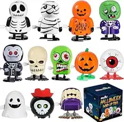 Max Fun 12 pcs Halloween Wind Up Toy Assortment for Halloween Party Favors Goody Bag Filler