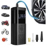 Cordless Tyre Inflator 150PSI Air Compressor LED Light, Digital Gauge, Portable