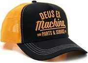 [Deus Ex Machina] Deus Overbite Trucker Cap - Black, Black, Einheitsgröße