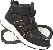 [Mountain Warehouse] Jupiter Kids Adaptive Waterproof Walking Boots - Trainer Shoes with Adjustable Straps for Boys & Girls