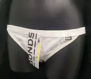 NWT Bonds White String Bikini Hipster Panties Size 14