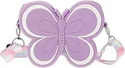[LIFKOME] Messenger Bag Coin Storage Bag Crossbody Purses for Butterfly Bag Crossbody Sling Bags Little Crossbody Bag Girl Butterfly Purse Cute Coin Wallet Purple