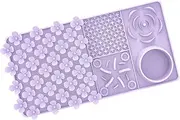 B Baosity Dog Slow Feeder and Lick Mat Foraging Skills Interactive Non Slip Dog Sniff Mat Training for Indoor Cat Dogs Puppy, Purple