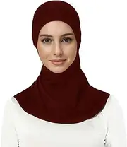 [Lina & Lily] Jersey Tie Back Hijab Underscarf with Neck Cover Full Coverage for Muslim Women
