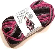 Loops & Threads Charisma Yarn 1 Ball Black Raspberry 3.5 ounces