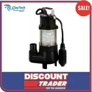 ClayTech ECOVORT 7 Submersible Dirty Water Vortex Drainage Pump 135L/Min 807699