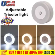 LED Touch Sensor Night Light USB Rechargeable Table Lamp Bedside Desk Dimmable