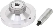 Lathe Handwheel, Diameter Rotary Hand Wheel, Diameter Round Hand Wheel, with Crank Handle, Aluminum Alloy, Suitable for Milling Grinding Machine ﻿