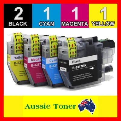 5x Ink Cartridges LC-3317 LC3317 for Brother MFC-J5330DW MFC-J6730DW MFC-J5730DW