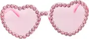 [VALICLUD] Heart Shaped Sunglasses Adorable Glasses Decoration Party Photo Prop Love Glasses