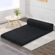 Giselle Bedding Folding Foam Mattress Portable Double Sofa Bed Mat Black New