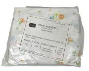 VTG NOS Sears Sheet Fresh Flowers Perma Prest Percale Floral Twin Bottom Fitted