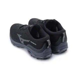 【MIZUNO 美津濃】WAVE RIDER GORE-TEX 寬楦戶外慢跑鞋 黑 男鞋 J1GC228001