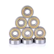 Smooth and Stable Skateboard Wheel Bearings 608ZZ (ABEC11) Stainless Steel