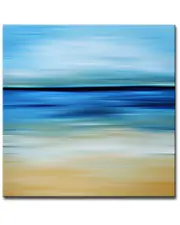Ready2HangArt Blur Stripes IV Wrapped Canvas Wall Art by Tristan Scott