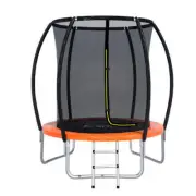Everfit 6FT Trampoline for Kids w/ Ladder Trampoline Enclosure Safety Net Reboun