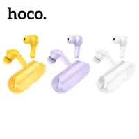 在飛比找momo購物網優惠-【HOCO】EW39 晶樂真無線ENC降噪藍牙耳機(白色/紫