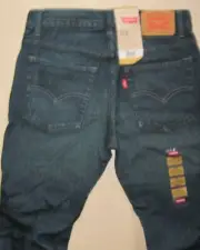 Levi's 510 Super Skinny Blue Jeans For Boys Sz 16 Reg 28X28 - NWT